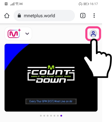MnetPlusの会員登録1
